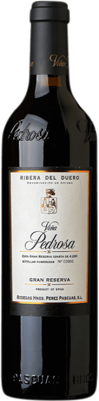 76,95 € Envio grátis | Vinho Tinto Hermanos Pérez Pascuas Viña Pedrosa Grande Reserva D.O. Ribera del Duero Castela e Leão Espanha 75 cl