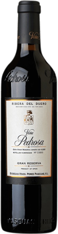 68,95 € Spedizione Gratuita | Vino rosso Pérez Pascuas Viña Pedrosa Gran Riserva D.O. Ribera del Duero Castilla y León Spagna Bottiglia 75 cl