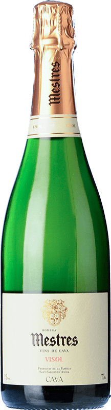 32,95 € Kostenloser Versand | Weißer Sekt Mestres Visol Brut Natur Große Reserve D.O. Cava Spanien Macabeo, Xarel·lo, Parellada Flasche 75 cl