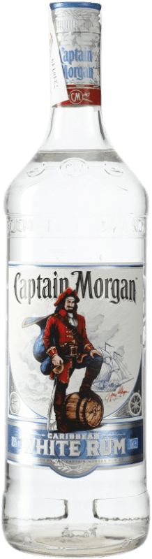 21,95 € Envio grátis | Rum Captain Morgan White Jamaica Garrafa 70 cl
