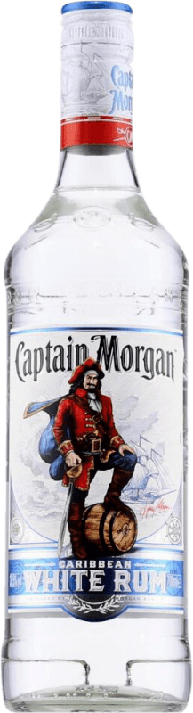 16,95 € Envio grátis | Rum Captain Morgan White Jamaica Garrafa 70 cl