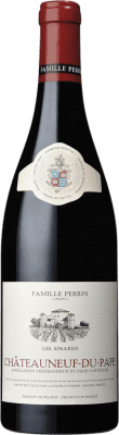 49,95 € 免费送货 | 白酒 Famille Perrin Les Sinards A.O.C. Châteauneuf-du-Pape 罗纳 法国 Grenache White, Roussanne, Clairette Blanche 瓶子 75 cl