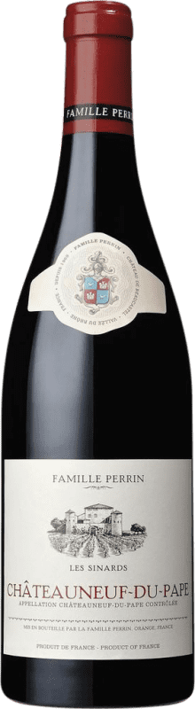 51,95 € Envío gratis | Vino blanco Famille Perrin Les Sinards A.O.C. Châteauneuf-du-Pape Rhône Francia Garnacha Blanca, Roussanne, Clairette Blanche Botella 75 cl