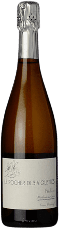 27,95 € Spedizione Gratuita | Vino bianco Le Rocher des Violettes Pètillant A.O.C. Mountlouis-Sur-Loire Loire Francia Chenin Bianco Bottiglia 75 cl