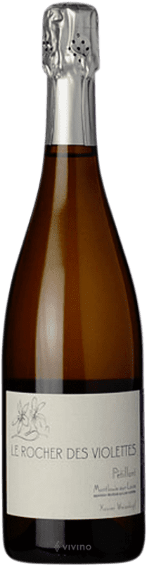 27,95 € Kostenloser Versand | Weißwein Le Rocher des Violettes Pètillant A.O.C. Mountlouis-Sur-Loire Loire Frankreich Chenin Weiß Flasche 75 cl