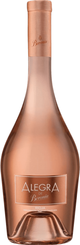 23,95 € Kostenloser Versand | Rosé-Wein Beronia Alegra D.O.Ca. Rioja La Rioja Spanien Tempranillo, Grenache Flasche 75 cl