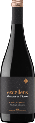 16,95 € 免费送货 | 红酒 Marqués de Cáceres Excellens Cuvée D.O.Ca. Rioja 拉里奥哈 西班牙 Tempranillo 瓶子 75 cl