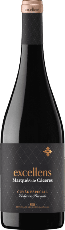14,95 € 送料無料 | 赤ワイン Marqués de Cáceres Excellens Cuvée D.O.Ca. Rioja ラ・リオハ スペイン Tempranillo ボトル 75 cl
