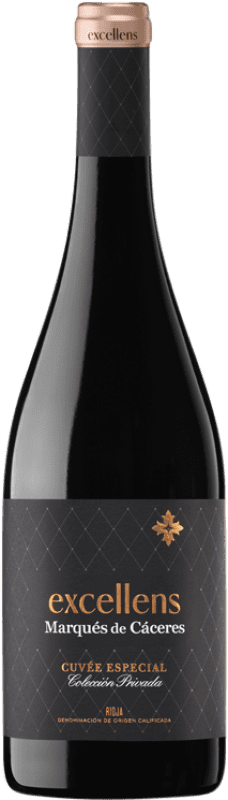 14,95 € Kostenloser Versand | Rotwein Marqués de Cáceres Excellens Cuvée Especial D.O.Ca. Rioja La Rioja Spanien Tempranillo Flasche 75 cl