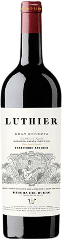 217,95 € Free Shipping | Red Wine Territorio Luthier Grand Reserve — Long Barrel-Aged D.O. Ribera del Duero Castilla y León Spain Tempranillo, Merlot, Garnacha — Grenache Bottle 75 cl