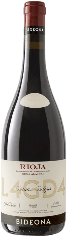 39,95 € Envio grátis | Vinho tinto Península Bideona L4GD4 Laguardia D.O.Ca. Rioja La Rioja Espanha Tempranillo Garrafa 75 cl