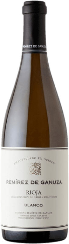 75,95 € Бесплатная доставка | Белое вино Remírez de Ganuza Blanco Резерв D.O.Ca. Rioja Ла-Риоха Испания Viura, Malvasía, Grenache White бутылка Магнум 1,5 L