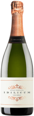 6,95 € Бесплатная доставка | Белое игристое вино Dominio de la Vega Idilicum Brut — брют D.O. Cava Сообщество Валенсии Испания Macabeo — Макабео 75 cl