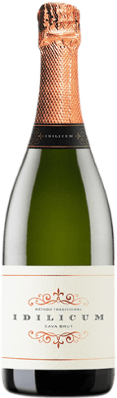 8,95 € Spedizione Gratuita | Spumante bianco Dominio de la Vega Idilicum Brut D.O. Cava Comunità Valenciana Spagna Macabeo Bottiglia 75 cl