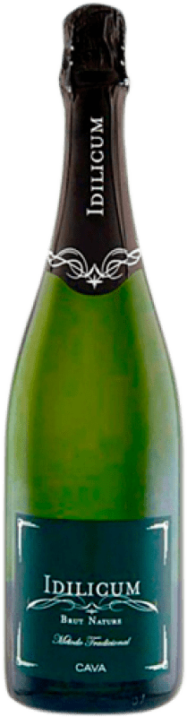 7,95 € Envio grátis | Espumante branco Dominio de la Vega Idilicum Brut Nature D.O. Cava Comunidade Valenciana Espanha Macabeo Garrafa 75 cl