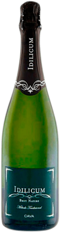 8,95 € Kostenloser Versand | Weißer Sekt Dominio de la Vega Idilicum Brut Nature D.O. Cava Valencianische Gemeinschaft Spanien Macabeo Flasche 75 cl