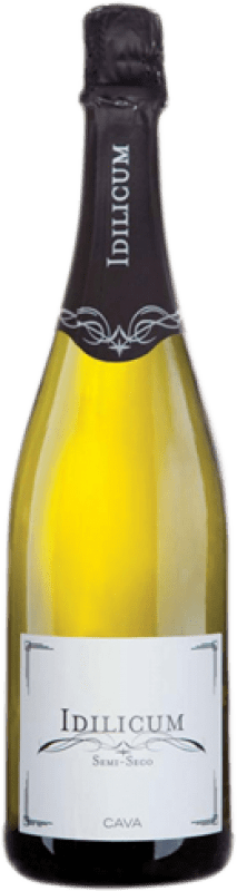 7,95 € 送料無料 | 白スパークリングワイン Dominio de la Vega Idilicum セミドライ セミスイート D.O. Cava バレンシアのコミュニティ スペイン Macabeo ボトル 75 cl