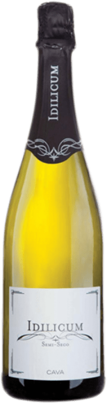 7,95 € Envio grátis | Espumante branco Dominio de la Vega Idilicum Semi-seco Semi-doce D.O. Cava Comunidade Valenciana Espanha Macabeo Garrafa 75 cl