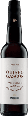 34,95 € Envío gratis | Vino Generoso Fortificado Barbadillo Obispo Gascón Palo Cortado D.O. Jerez-Xérès-Sherry Andalucía España Palomino Fino Media Botella 37 cl