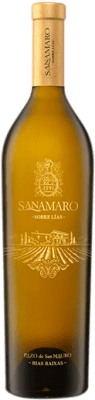 48,95 € Spedizione Gratuita | Vino bianco Pazo de San Mauro Sanamaro Sobre Lías D.O. Rías Baixas Galizia Spagna Loureiro, Albariño Bottiglia 75 cl