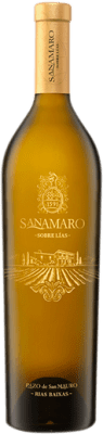 48,95 € Envío gratis | Vino blanco Pazo de San Mauro Sanamaro Sobre Lías D.O. Rías Baixas Galicia España Loureiro, Albariño Botella 75 cl