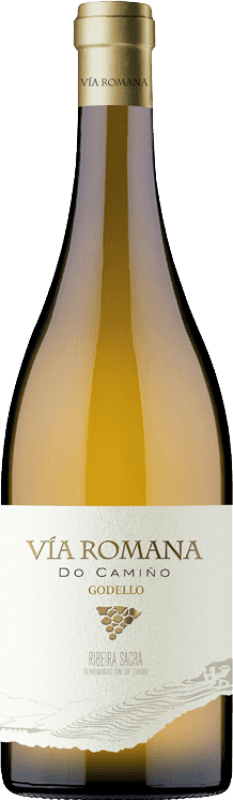 12,95 € Spedizione Gratuita | Vino Bianco Vía Romana D.O. Ribeira Sacra Galizia Spagna 75 cl