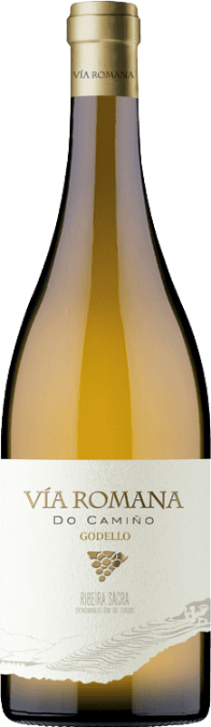 19,95 € Spedizione Gratuita | Vino bianco Vía Romana D.O. Ribeira Sacra Galizia Spagna Bottiglia 75 cl