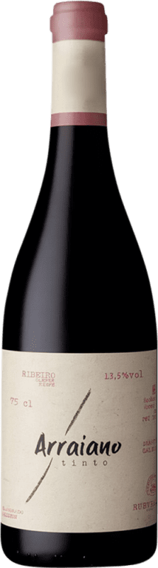 15,95 € 免费送货 | 红葡萄酒 Cume do Avia Arraiano D.O. Ribeiro 加利西亚 西班牙 Garnacha — 歌海娜, Brancellao — 布兰塞拉奥, Caíño — 卡伊尼奥 75 cl