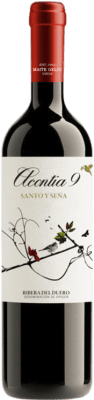 11,95 € Бесплатная доставка | Красное вино Acontia Santo y Seña 9 Meses D.O. Ribera del Duero Кастилия-Леон Испания Tempranillo бутылка 75 cl