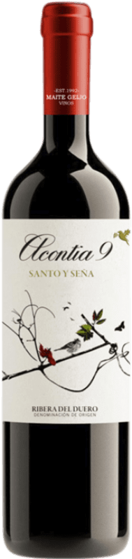 11,95 € Envoi gratuit | Vin rouge Acontia Santo y Seña 9 Meses D.O. Ribera del Duero Castille et Leon Espagne Tempranillo Bouteille 75 cl