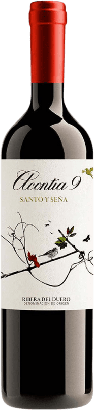 18,95 € Free Shipping | Red Wine Acontia Santo y Seña 9 Meses D.O. Ribera del Duero Castilla y León Spain Tempranillo 75 cl