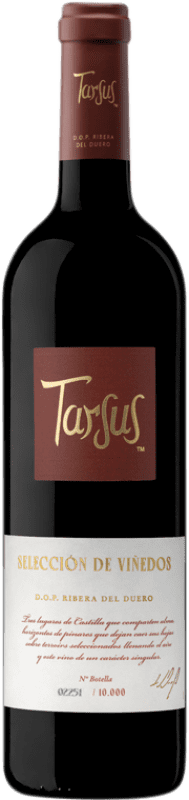 41,95 € Spedizione Gratuita | Vino rosso Tarsus Selección de Viñedos D.O. Ribera del Duero Castilla y León Spagna Tempranillo Bottiglia 75 cl