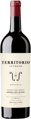 69,95 € Spedizione Gratuita | Vino rosso Territorio Luthier Riserva D.O. Ribera del Duero Castilla y León Spagna Tempranillo, Grenache Bottiglia 75 cl