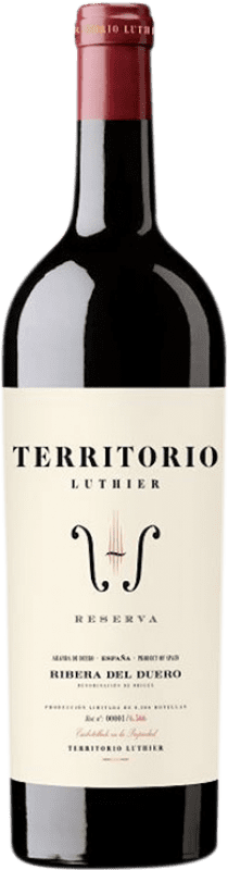 56,95 € 送料無料 | 赤ワイン Territorio Luthier 予約 D.O. Ribera del Duero カスティーリャ・イ・レオン スペイン Tempranillo, Grenache ボトル 75 cl