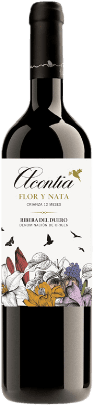 16,95 € Envío gratis | Vino tinto Maite Geijo Acontia Flor y Nata D.O. Ribera del Duero Castilla y León España Tempranillo Botella 75 cl