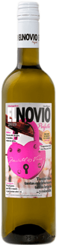 16,95 € Envío gratis | Vino blanco Vitivinícola del Mediterráneo El Novio Perfecto D.O. Valencia Comunidad Valenciana España Viura, Moscatel Amarillo Botella Magnum 1,5 L
