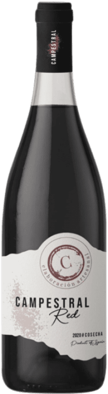 14,95 € Free Shipping | Red Wine Campestral I.G.P. Vino de la Tierra de Cádiz Andalusia Spain Merlot, Syrah — Shiraz, Cabernet Sauvignon, Petit Verdot, Tintilla de Rota Bottle 75 cl