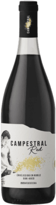 13,95 € Бесплатная доставка | Красное вино Campestral Red Дуб I.G.P. Vino de la Tierra de Cádiz Андалусия Испания Merlot, Syrah, Cabernet Sauvignon, Petit Verdot, Tintilla de Rota бутылка 75 cl