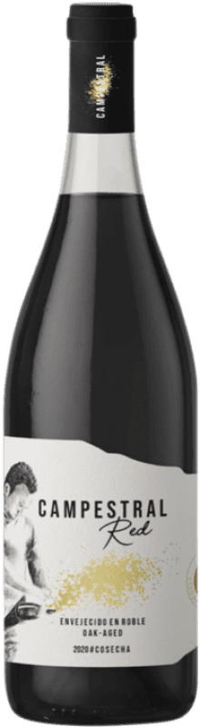 13,95 € Spedizione Gratuita | Vino Rosso Campestral Rovere I.G.P. Vino de la Tierra de Cádiz Andalusia Spagna Merlot, Syrah, Cabernet Sauvignon, Petit Verdot, Tintilla de Rota Bottiglia 75 cl
