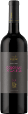17,95 € Spedizione Gratuita | Vino rosso Colonias de Galeón Andalusia Spagna Merlot, Syrah, Cabernet Franc, Pinot Nero Bottiglia 75 cl