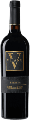 29,95 € Free Shipping | Red wine Viña Vilano Reserve D.O. Ribera del Duero Castilla y León Spain Tempranillo Bottle 75 cl