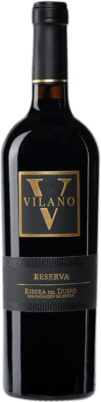 35,95 € Бесплатная доставка | Красное вино Viña Vilano Резерва D.O. Ribera del Duero Кастилия-Леон Испания Tempranillo — Темпранильо Бутылка 75 cl