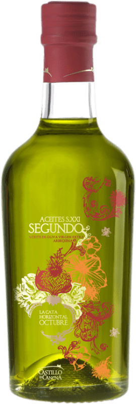 16,95 € Spedizione Gratuita | Olio d'Oliva Castillo de Canena Segundo Cata Horizontal Octubre Andalusia Spagna Arbequina Mezza Bottiglia 37 cl