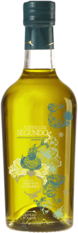16,95 € Kostenloser Versand | Olivenöl Castillo de Canena Segundo Cata Horizontal Diciembre Andalusien Spanien Arbequina Halbflasche 37 cl