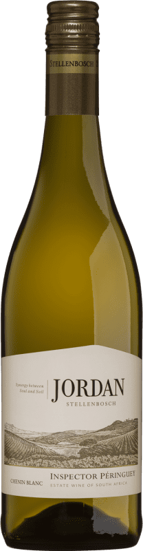 18,95 € 免费送货 | 白酒 Jordan Inspector Péringuey I.G. Stellenbosch 斯泰伦博斯 南非 Chenin White 瓶子 75 cl