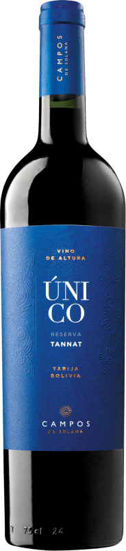 23,95 € 免费送货 | 红葡萄酒 Campos de Solana Único 珍藏 玻利维亚 Tannat — 丹娜 75 cl