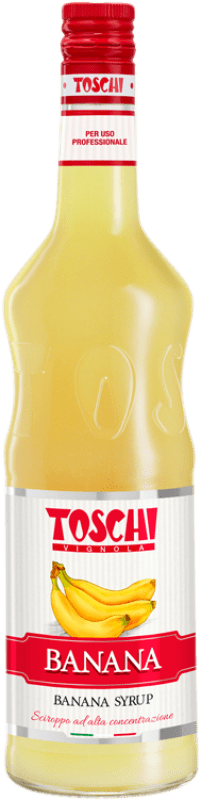 18,95 € Envío gratis | Sirope para Cóctel Toschi Sirope Plátano Italia Botella 1 L Sin Alcohol