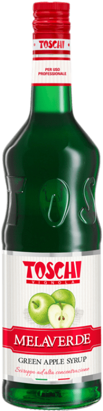 16,95 € 免费送货 | 鸡尾酒糖浆 Toschi 意大利 1 L Mela Verde — 青苹果 不含酒精