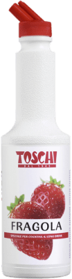 27,95 € Envío gratis | Schnapp Toschi Puré Fresa Italia Botella 1 L Sin Alcohol