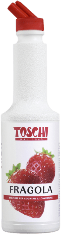 27,95 € Envio grátis | Schnapp Toschi Puré Fresa Itália Garrafa 1 L Sem Álcool